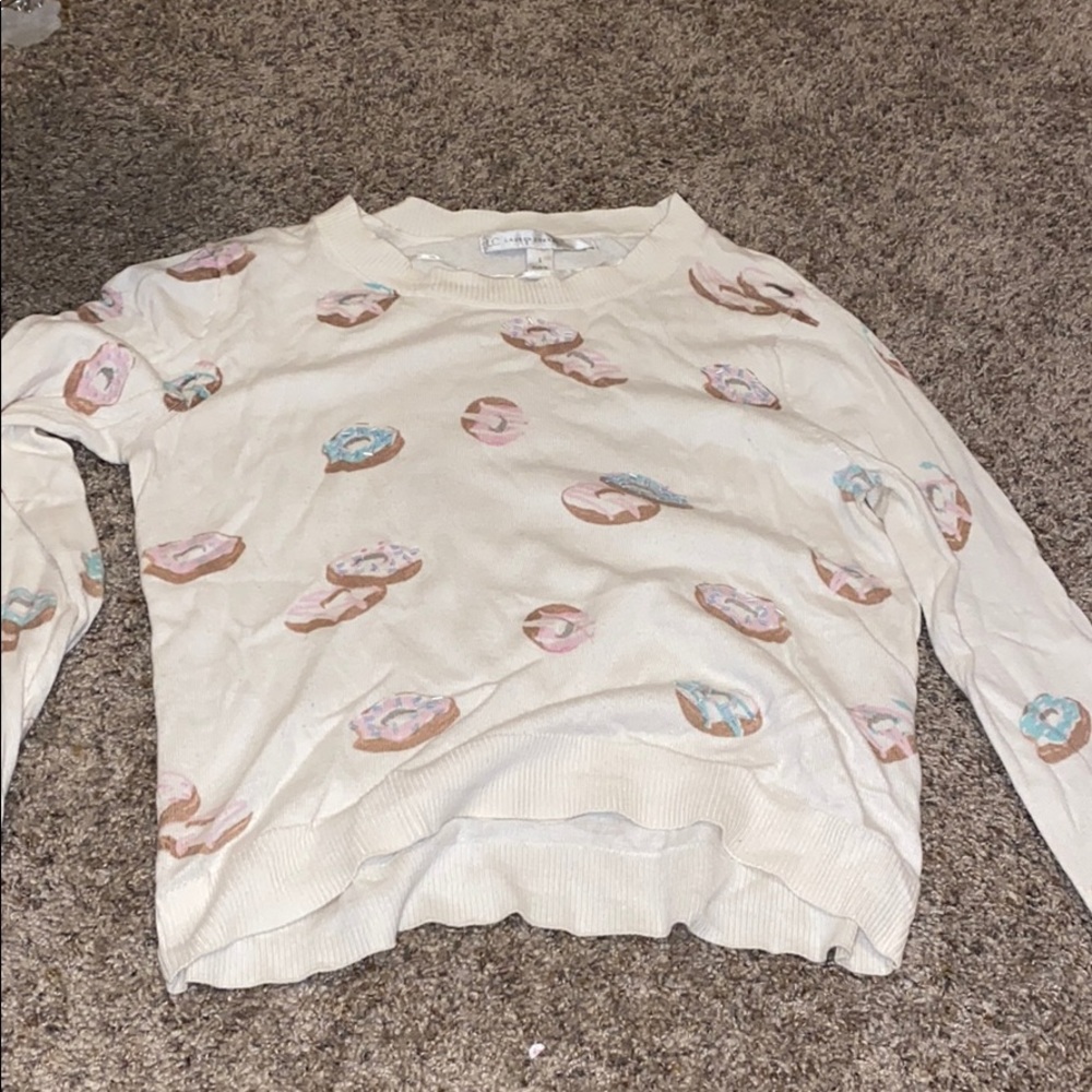Donut long sleeve sweater